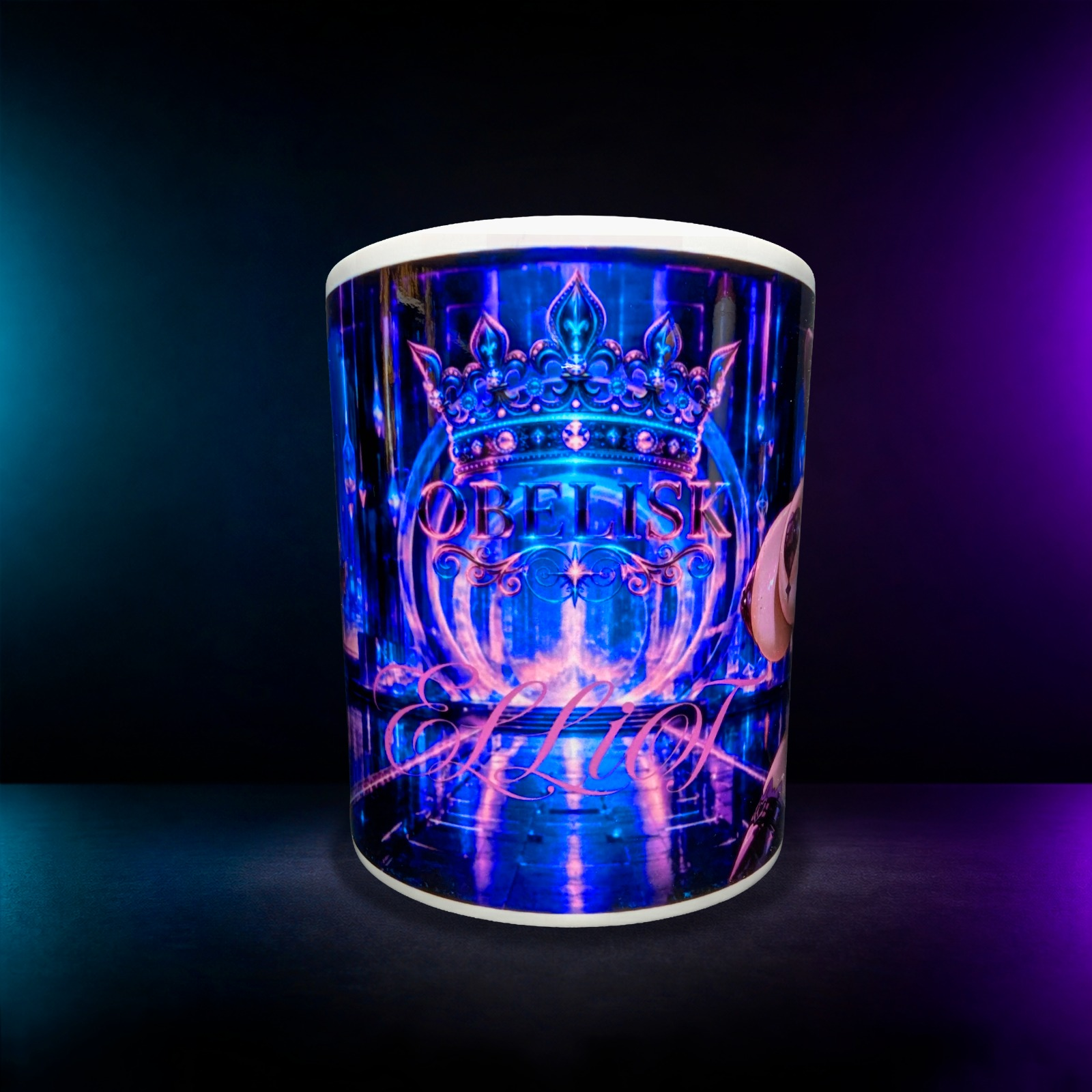 Taza personalizada OBELISK, diseño 2